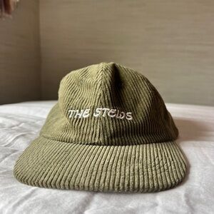 The Stews Olive Corduroy Cap